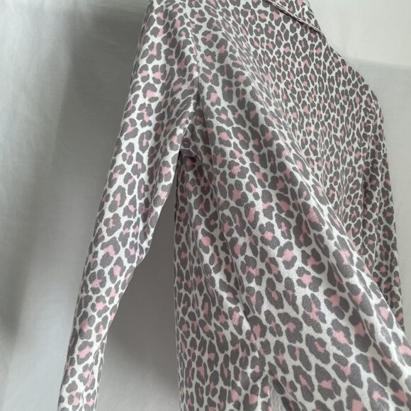Kate Spade New York Pajamas 2 Piece SET Size S Pink Leopard Print PJ Top Pants - Picture 13 of 16